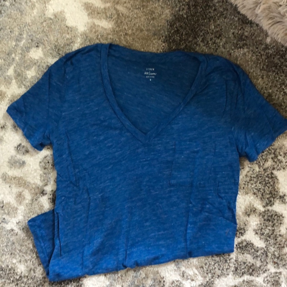 J. Crew linen t-shirt